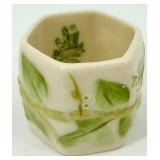 Belleek Harp Shamrock Pattern Irish Porcelain Dinnerware Collection