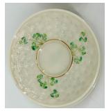 Belleek Harp Shamrock Pattern Irish Porcelain Dinnerware Collection