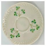 Belleek Harp Shamrock Pattern Irish Porcelain Dinnerware Collection