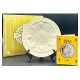 9 Belleek GAA Plate Limited Edition by Eire Gaels Ireland with Boxes and Booklets