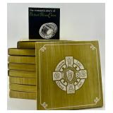 9 Belleek GAA Plate Limited Edition by Eire Gaels Ireland with Boxes and Booklets