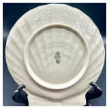 Set of 5 Belleek Ireland Shell-Shaped Porcelain Plates