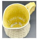Belleek Tridacna Milk Pitcher, Three Bowls, and Salt & Pepper Shakers Set