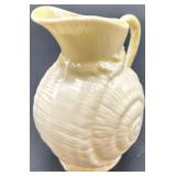 Belleek Ireland Neptune Shell and Toy Shell Porcelain Tea Set with Cups, Saucers, Creamer, and Sugar Bowl