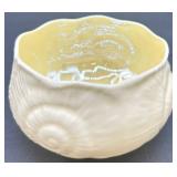 Belleek Ireland Neptune Shell and Toy Shell Porcelain Tea Set with Cups, Saucers, Creamer, and Sugar Bowl