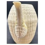 Belleek Limpet Pattern Cream Porcelain Tea Set Assortment