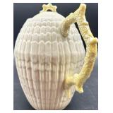 Belleek Limpet Pattern Porcelain Tea Set with Creamer, Sugar, and Shakers