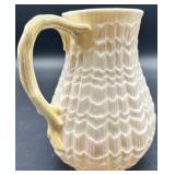 Belleek Limpet Pattern Porcelain Tea Set with Creamer, Sugar, and Shakers