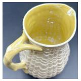 Belleek Limpet Pattern Porcelain Tea Set with Creamer, Sugar, and Shakers