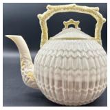 Belleek Limpet Pattern Tea Set with Teapot, Creamer, Sugar Bowls and Pitcher
