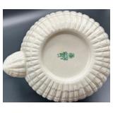 Belleek Limpet Pattern Tea Set with Teapot, Creamer, Sugar Bowls and Pitcher