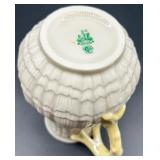 Belleek Limpet Pattern Tea Set with Teapot, Creamer, Sugar Bowls and Pitcher