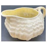 Belleek Limpet Pattern Tea Set with Teapot, Creamer, Sugar Bowls and Pitcher
