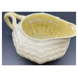 Belleek Limpet Pattern Cream and Yellow Irish Porcelain Dinnerware Set