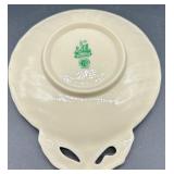 Belleek Ireland Limpet Pattern Creamer, Sugar Bowl with Lid, and 8 Neptune shell Footed Bowls