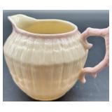 Belleek Ireland Limpet Pattern Creamer, Sugar Bowl with Lid, and 8 Neptune shell Footed Bowls
