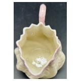 Belleek Neptune pink Shell Pink Creamer, Sugar, and 9 Cups with 9 Saucers