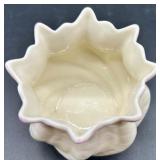Belleek Neptune pink Shell Pink Creamer, Sugar, and 9 Cups with 9 Saucers