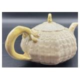 Tridacna Belleek Cream Porcelain Tea Set Collection