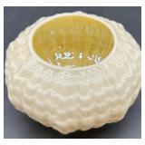 Belleek Tridacna Irish Porcelain Tea Set with Cups, Saucers, Creamer and Sugar