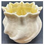 Belleek Porcelain Limpet pattern Egg Cups and Neptune Shell Salt Cellars, sugar and creamer Collection