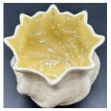 Belleek Porcelain Limpet pattern Egg Cups and Neptune Shell Salt Cellars, sugar and creamer Collection