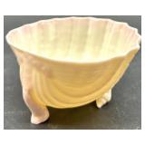 Belleek Neptune Shell Sugar Bowl and Creamer Set
