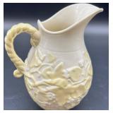 Belleek Ivy Pitcher, Creamer and Sugar Bowl Set