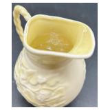 Belleek Ivy Pitcher, Creamer and Sugar Bowl Set