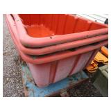 (3) 30"x60"x16" Planter Tubs (3) 30"x60"x16" Planter Tubs