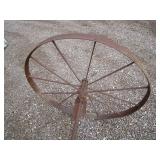 Vintage 40" Steel Implement Wheels Vintage 40" Steel Implement Wheels