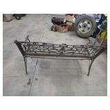 Patio Bench (one leg has crack)