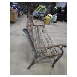 Patio Bench (one leg has crack)