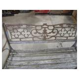 Patio Bench (one leg has crack)