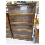 Vintage Stackable Legal Bookcases (4) Sections 34"x12"x58" Vintage Stackable Legal Bookcases (4) Sections 34"x12"x58"