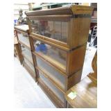 Vintage Stackable Legal Bookcases (4) Sections 34"x12"x58" Vintage Stackable Legal Bookcases (4) Sections 34"x12"x58"