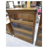 Vintage Stackable Legal Bookcases (3) Sections 34"x12"x47" Vintage Stackable Legal Bookcases (3) Sections 34"x12"x47"