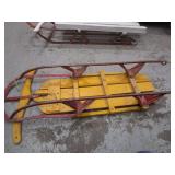 (2) Vintage Sleds (2) Vintage Sleds