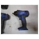 Blue Point 14.4v 3/8 Impact, Drill, Flashlight, Batteries, Charger Blue Point 14.4v 3/8 Impact, Drill, Flashlight, Batteries, Charger