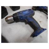 Blue Point 14.4v 3/8 Impact, Drill, Flashlight, Batteries, Charger Blue Point 14.4v 3/8 Impact, Drill, Flashlight, Batteries, Charger