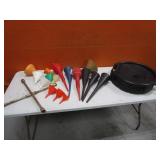 Misc Funnels, Drain Pan, Lug Wrench Misc Funnels, Drain Pan, Lug Wrench