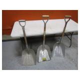 (3) Alum Scoop Shovels (3) Alum Scoop Shovels