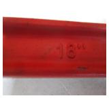 Pipe Wrenches, Tin Snips, Crowbar