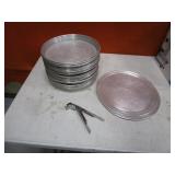 (21) 12" Alum Pizza Pans