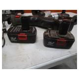Craftsman 19.2v Tools, Chargers, Batteries, Tool Bag