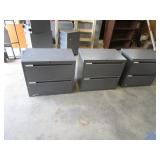 (3) Lateral File Cabinets (3) Lateral File Cabinets