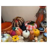 Large Fall and Halloween Decor Collection with Pumpkins and Jack-o