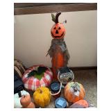 Large Fall and Halloween Decor Collection with Pumpkins and Jack-o