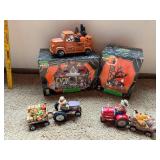 Lemax Spooky Town Halloween Village Lot with Figurines and Decor