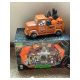 Lemax Spooky Town Halloween Village Lot with Figurines and Decor